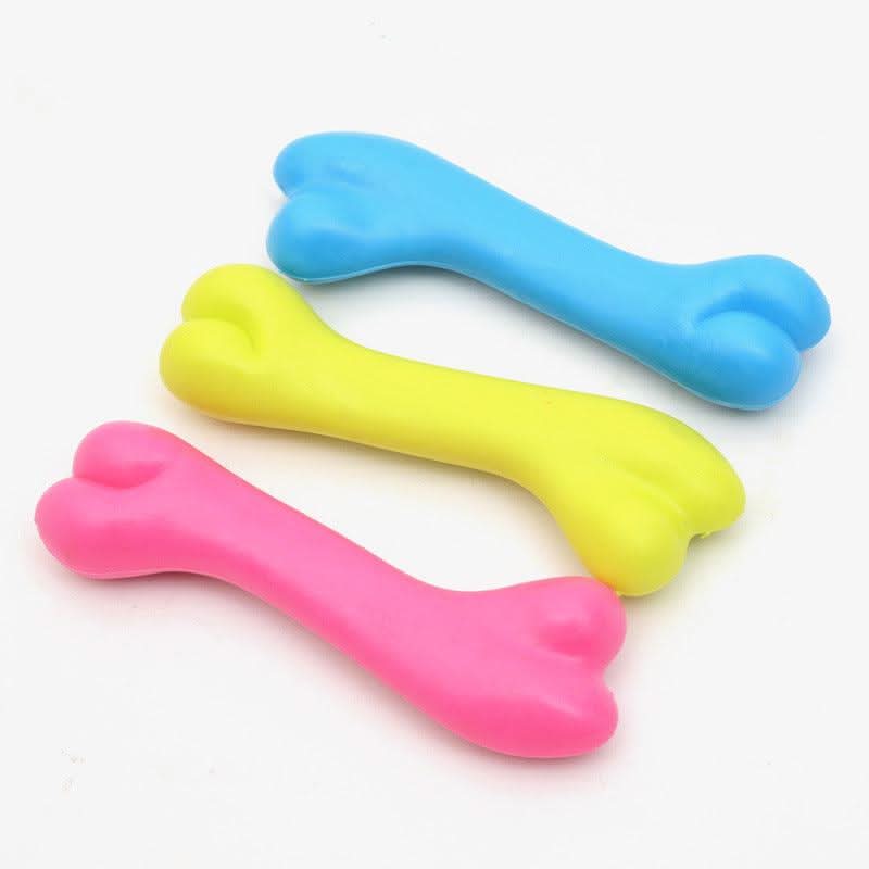 Durable Dog Bone Chew Toy: High-Quality Rubber Molar Toy For Pets by Dog Hugs Cat