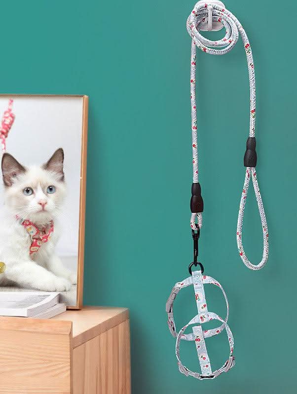 I-Shaped Cat Traction Harness With Adjustable Leash - Ultimate Freedom For Your Feline Friend by Dog Hugs Cat