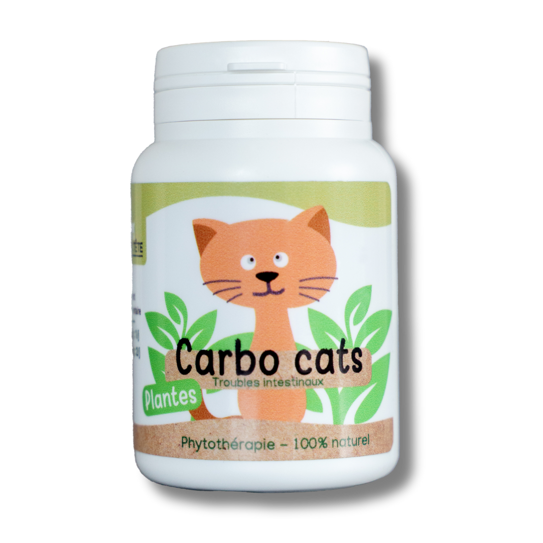Digestion Carbo Cats natural - 30 capsules - Cat by Kas Tete