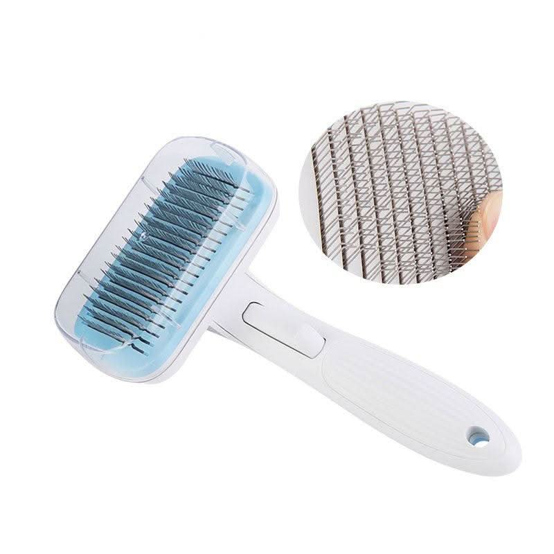 Luxury Pet Grooming Tool: Automatic Hair Brush Remover For Dogs And Cats by Dog Hugs Cat