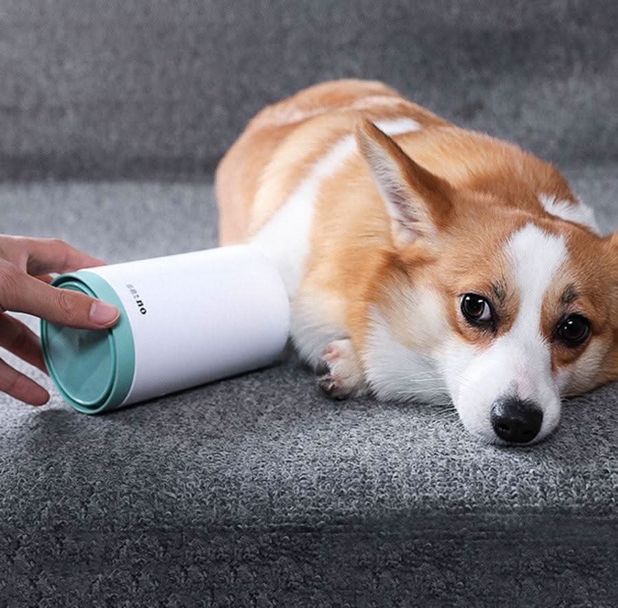 Portable Pet Paw Cleaner Cup Soft Silicone Comb by Dog Hugs Cat