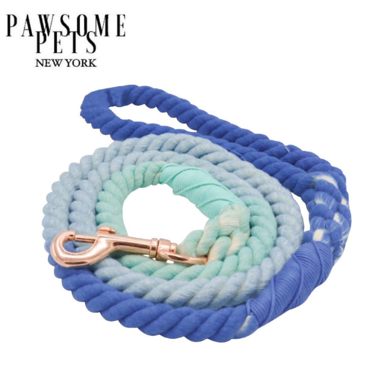 ROPE LEASH - OCEANSIDE RAINBOW by Pawsome Pets New York® Official Site