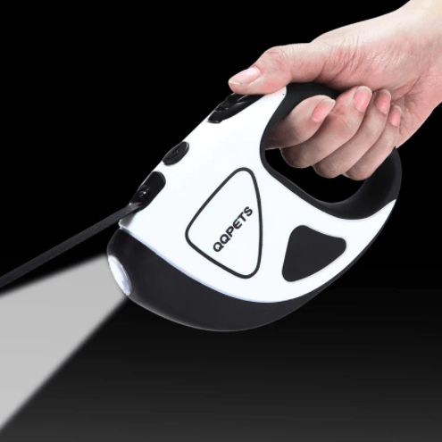 Nightguard Retractable Led Dog Leash: Illuminated Safety And Convenience For Your Pet by Dog Hugs Cat