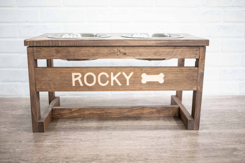 Dog Bowl Stand by The McGarvey Workshop