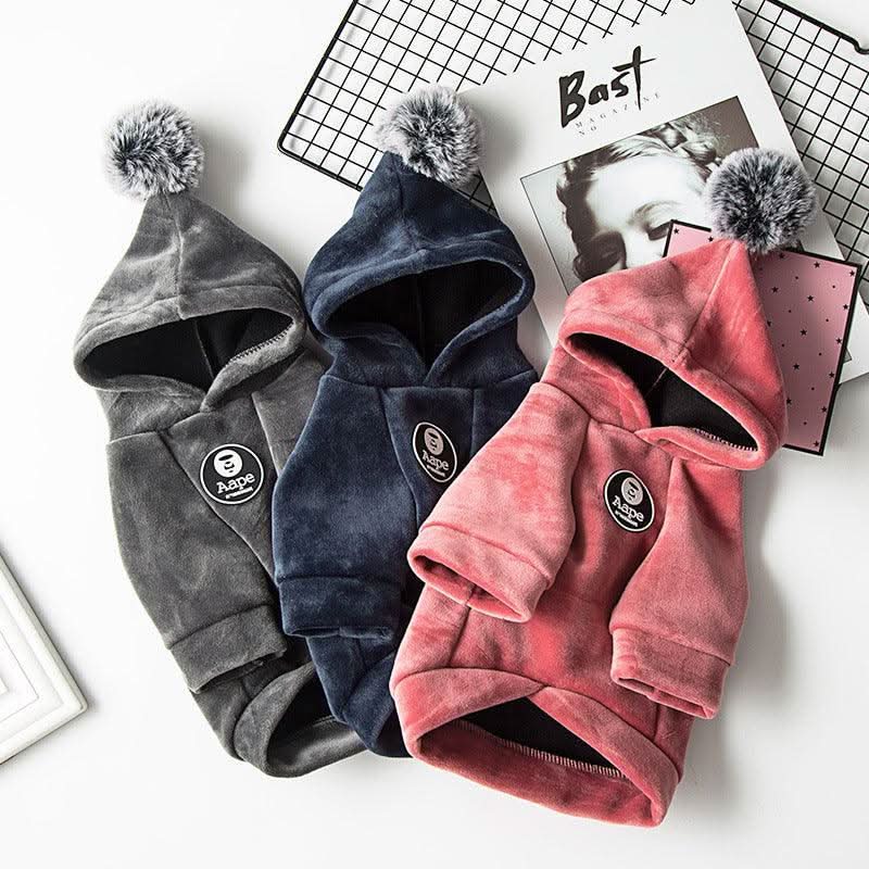 Cozy Pet Hoodie: The Perfect Warmth For Your Furry Friend by Dog Hugs Cat