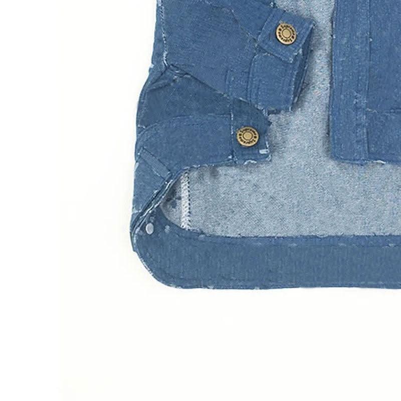 Denim Dog Sweater: Stylish And Cozy Pet Apparel by Dog Hugs Cat