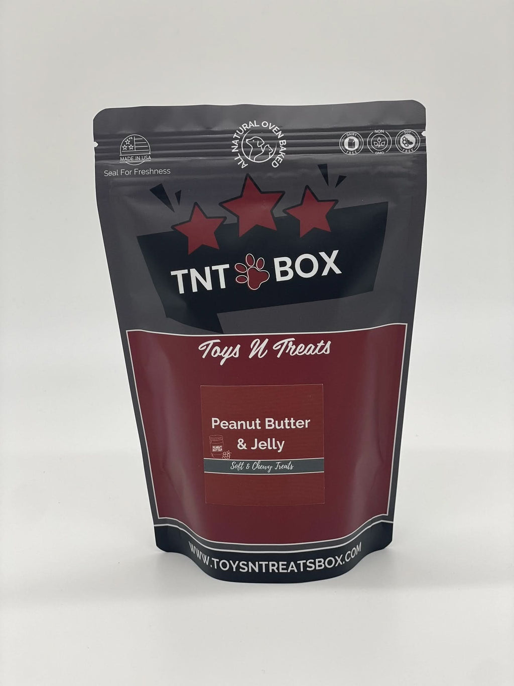 Peanut Butter & Jelly Pro Bakery Bites - Soft N Chewy by Toys N Treats Box