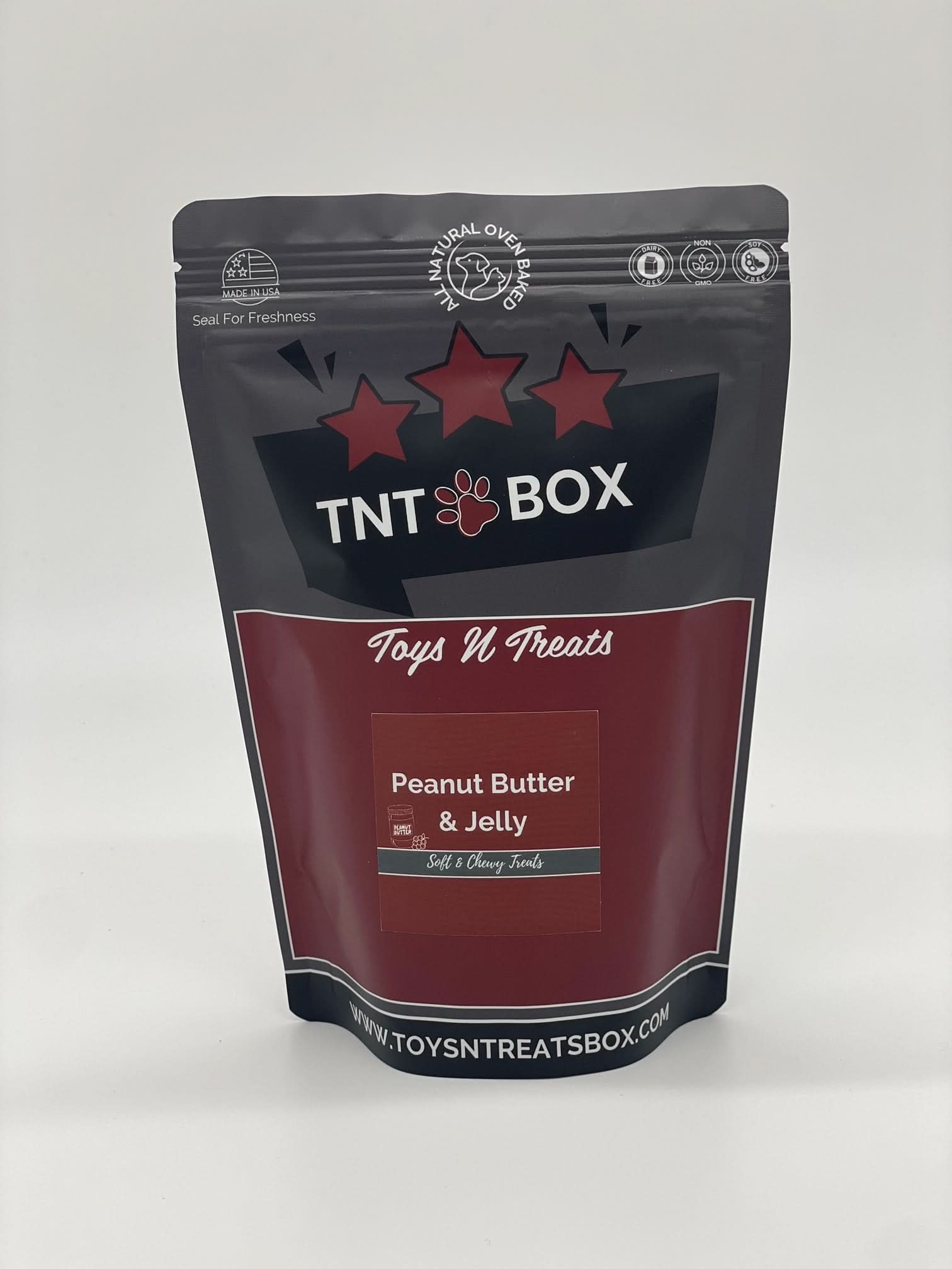 Peanut Butter & Jelly Pro Bakery Bites - Soft N Chewy by Toys N Treats Box