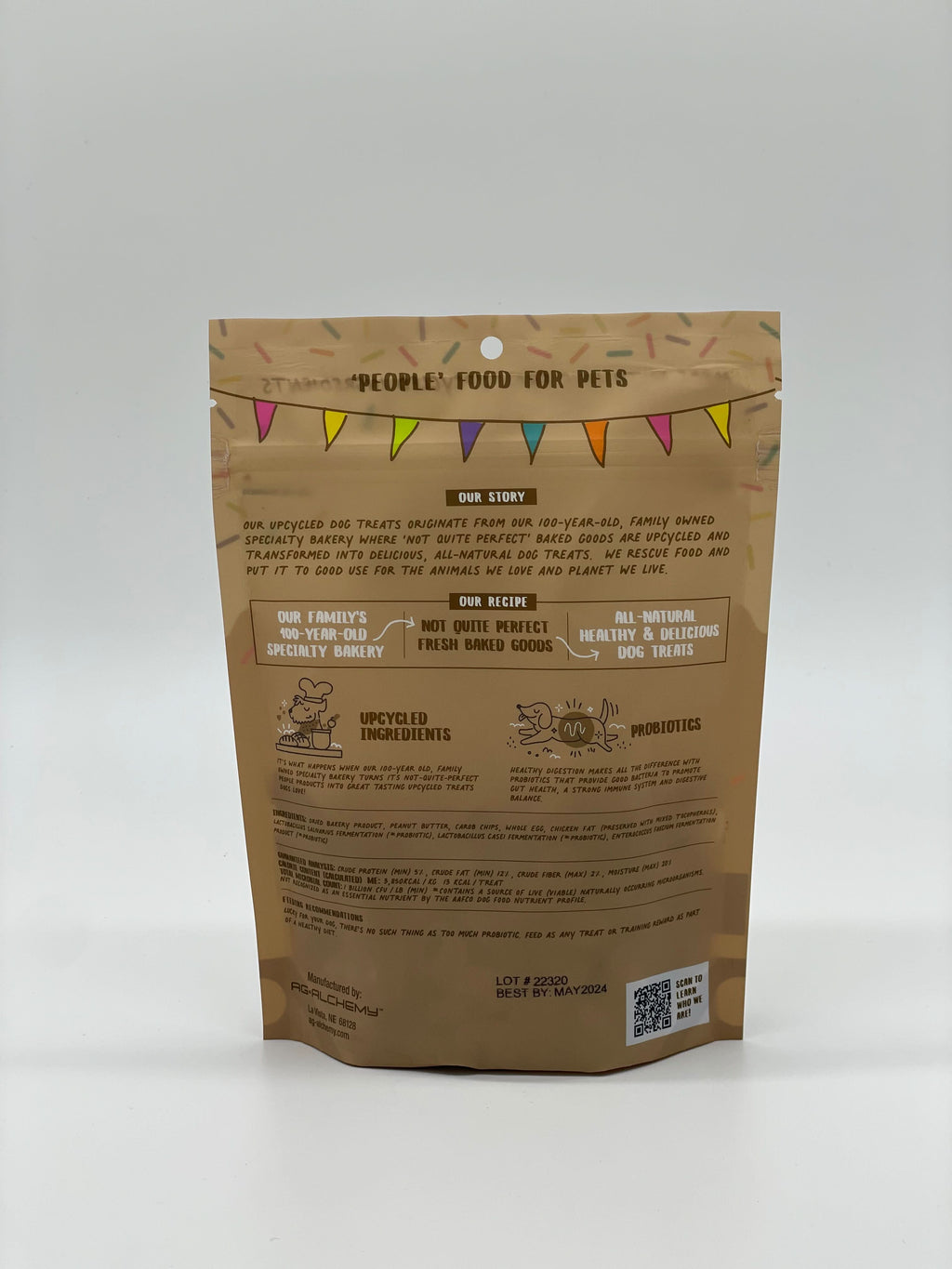 Peanut Butter and Carob Pro Bakery Bites - Soft N Chewy by Toys N Treats Box