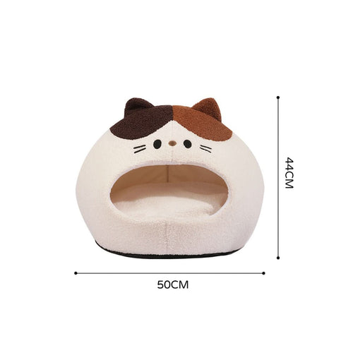 One Bite Ivory Pet Bed by Tiny Pet